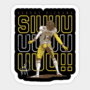 George Pickens Pittsburgh SIUUU Celebration Sticker